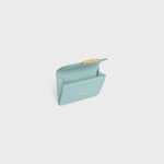 CARD HOLDER WITH FLAP TRIOMPHE IN SHINY CALFSKIN POOL - Image 4